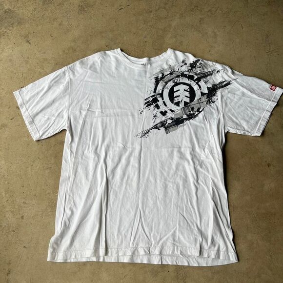 Element y2k White Surf Skate Tee Size XXL White - Picture 1 of 2